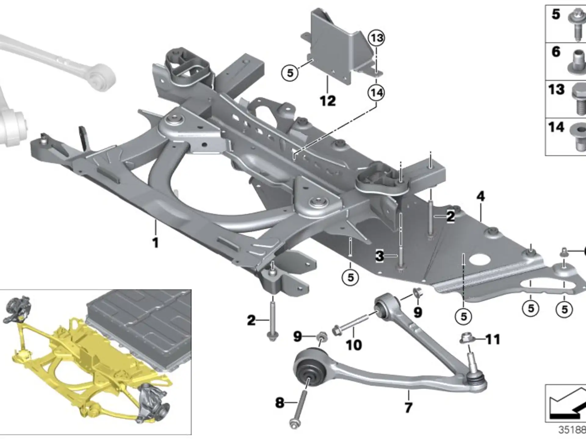 BMW Blindnietmutter Flachkopf 33306858828