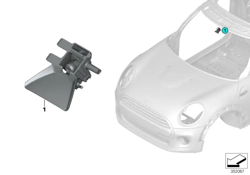 BMW KaFAS Kamera F55 F56 F56E F57 66519458743