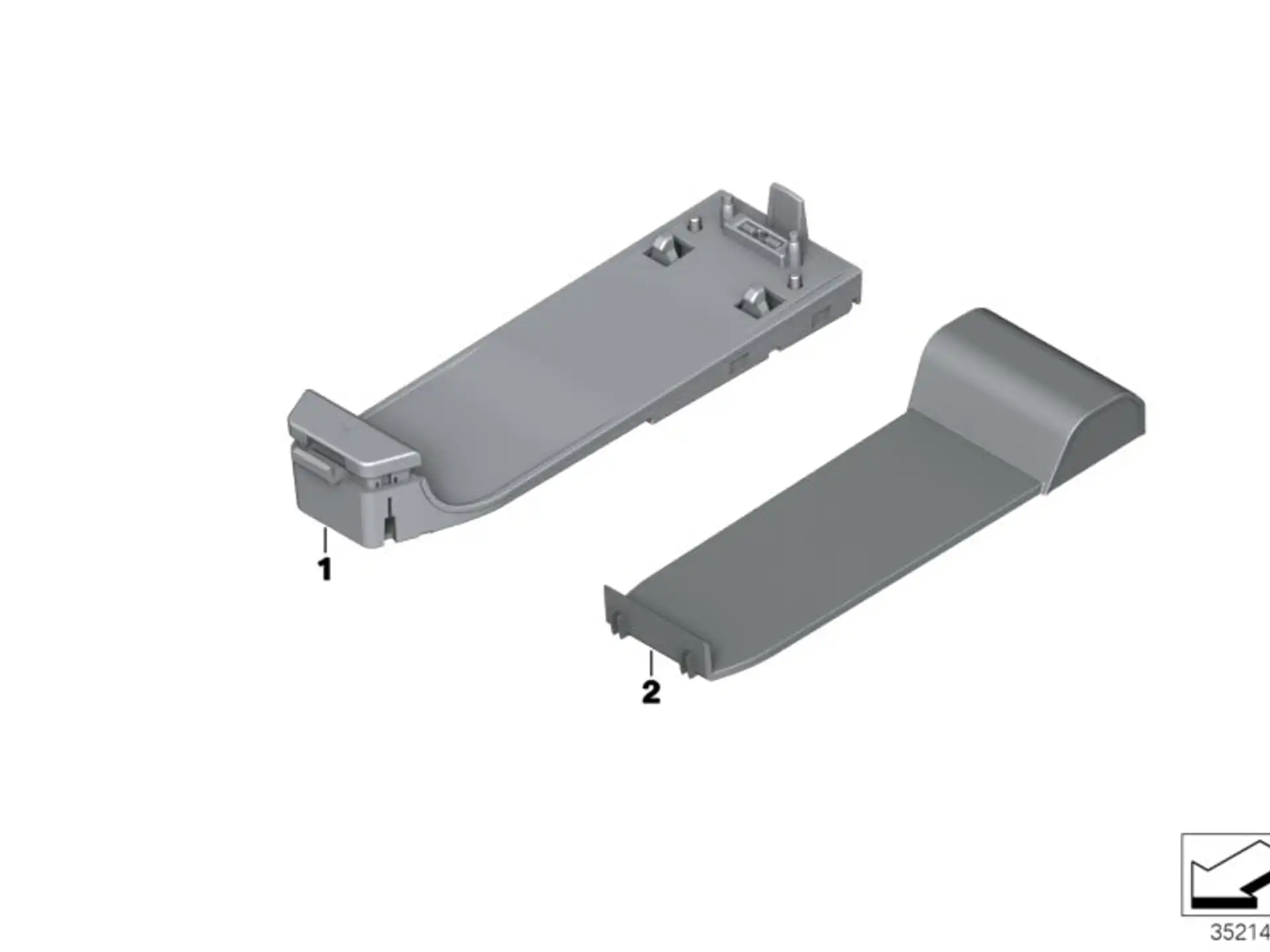 BMW Abdeckung F01 F02 F25 F30 F31 F32 F33 F34 F36 F39 F45 F46 F48 F80 F82 G11 G12 G30 G31 I01 F54 F55 F56 F56E F57 F60 84109169728