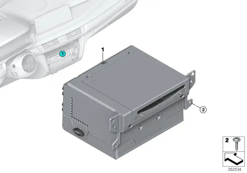 BMW Headunit High 65126826797 - Bildposition 01