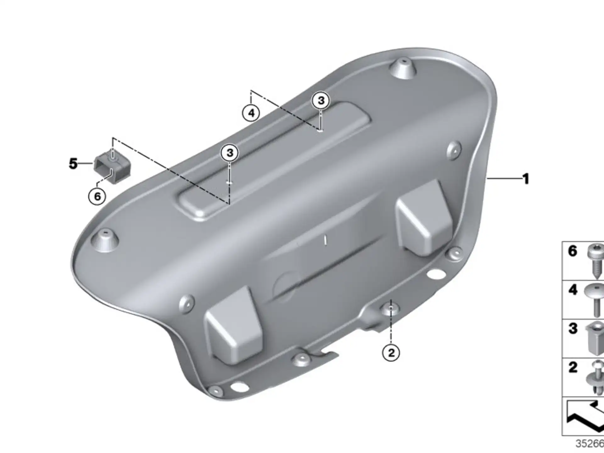 BMW Linsenblechschraube E90 E92 E93 F22 F23 F30 F32 F44 F80 F82 F87 F87N I01 07147225732