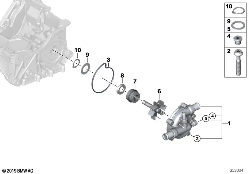 BMW Zylinderschraube K09 K18 K19 K47 K50 K51 K52 K53 K54 K67 K69