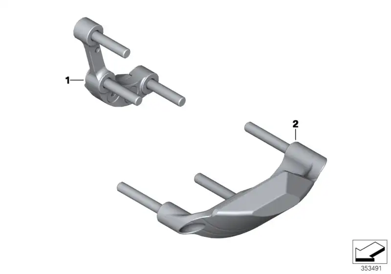 BMW Satz Motorprotektor links K42 K46 K47 K49 77258545293