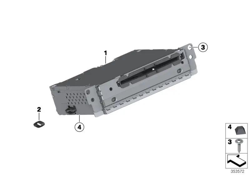 BMW RP REMAN Radio BMW Professional CD F20 F21 F22 F31 F32 F33 F3