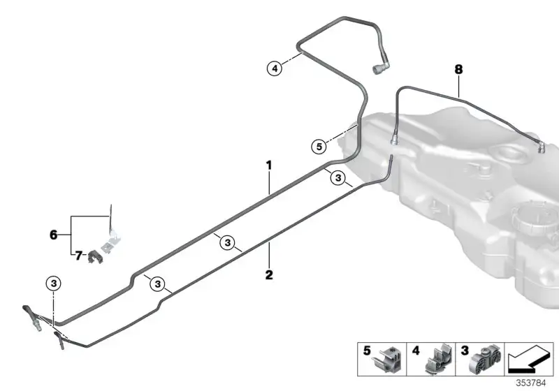 BMW Abstandshalter E82 17127541025 - 1er E82