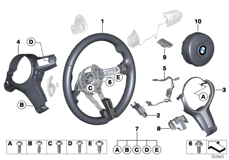BMW Schwingungserzeuger F06 F07 F10 F11 F12 F13 F15 F16 F20 F21 F22 F23 F25 F26 F30 F31 F32 F33 F34 F36 F39 F45 F46 F48 F80 F82 F83 F85 F86 F87 F87N 32337849416