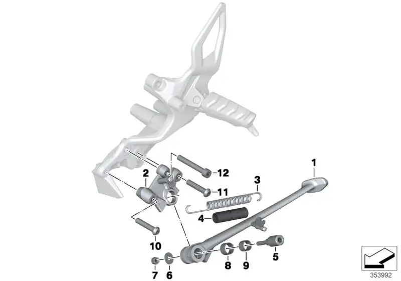 BMW Seitenstütze K73 46537718133