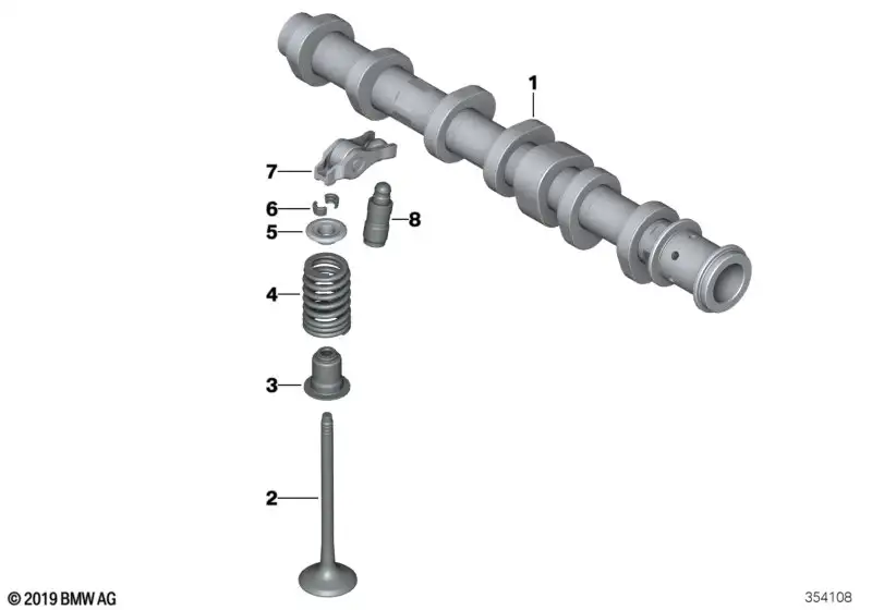 BMW Auslassnockenwelle F20 F21 F22 F23 F30 F31 F32 F36 F45 F46 F4