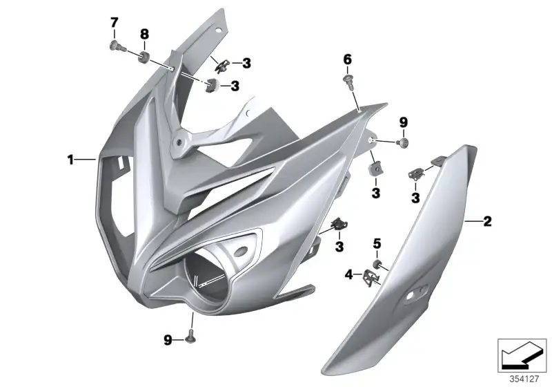 BMW Scheinwerferverkleidung K47 46637723396