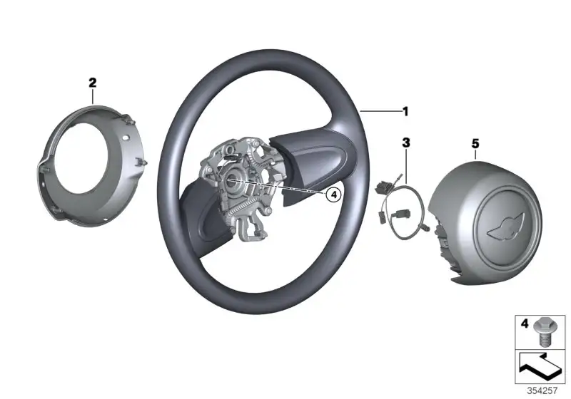 BMW Lenkrad F54 F55 F56 F57 F60 32306853079
