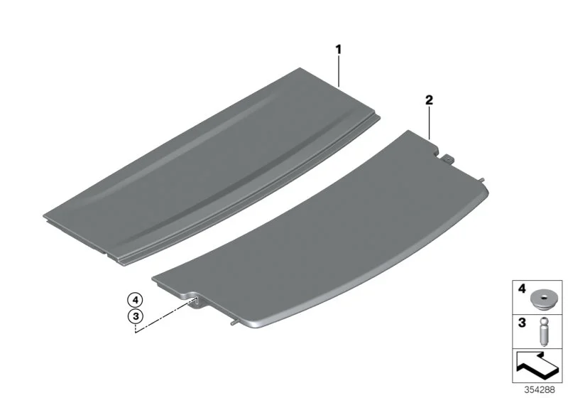 BMW Adapterclip F34 F36 51497396721