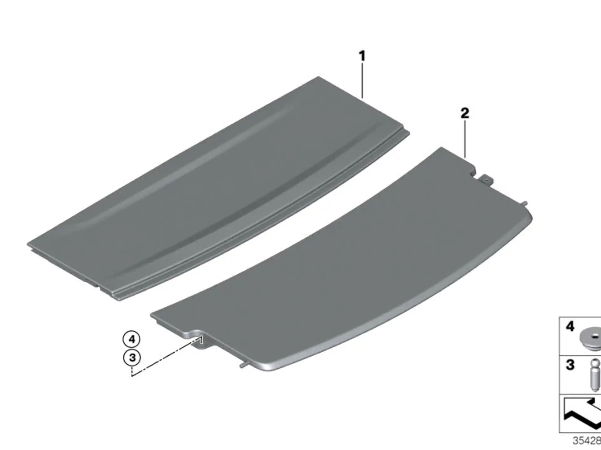 BMW Adapterclip F34 F36 51497396721