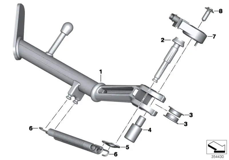 BMW Seitenstütze 46538532726 - Bildposition 01