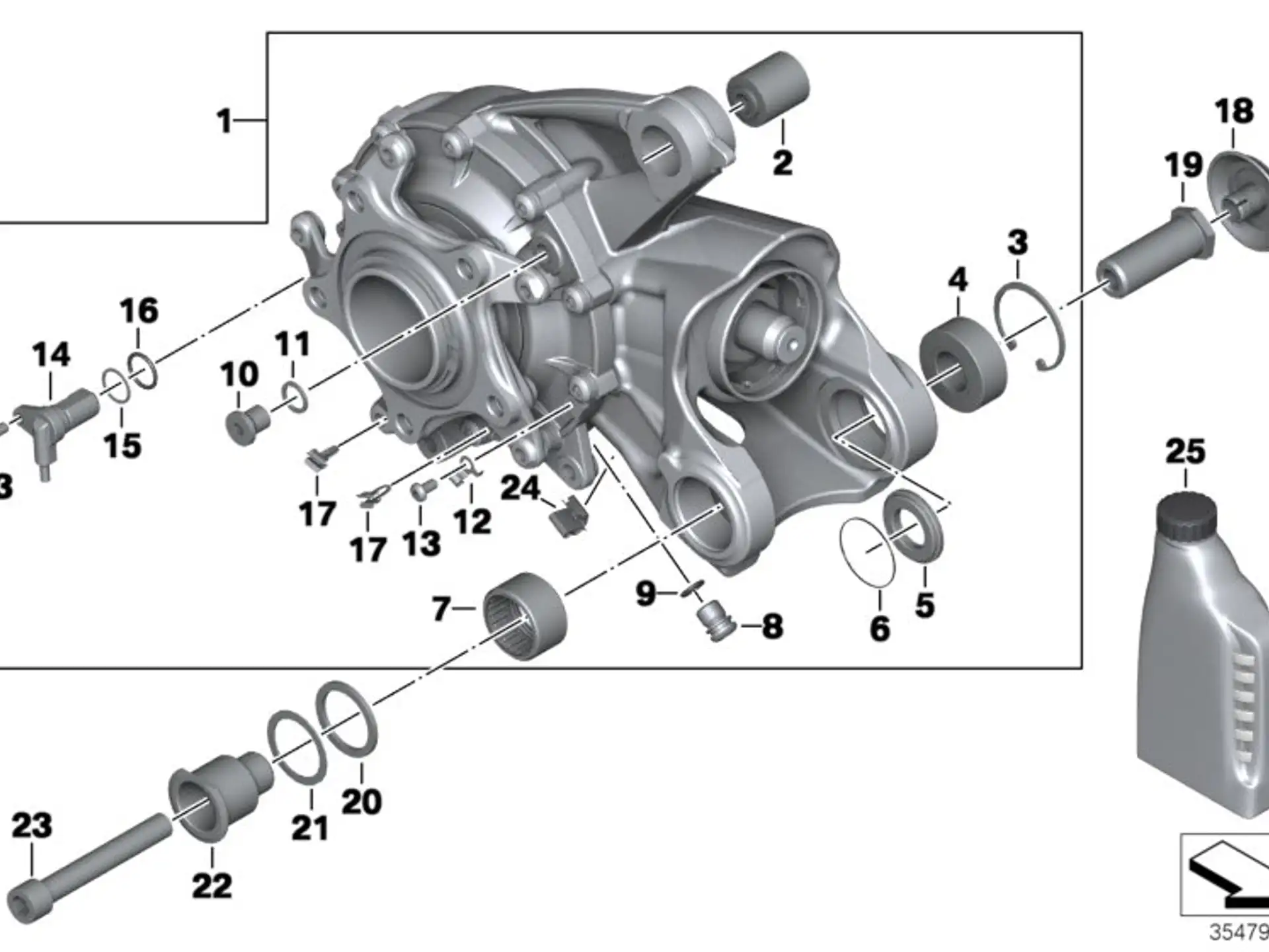 BMW Schrägkugellager K21 K22 K23 K25 K25H K26 K27 K28 K29 K32 K33 K40 K43 K44 K48 K50 K51 K52 K53 K54 K61 33117665037