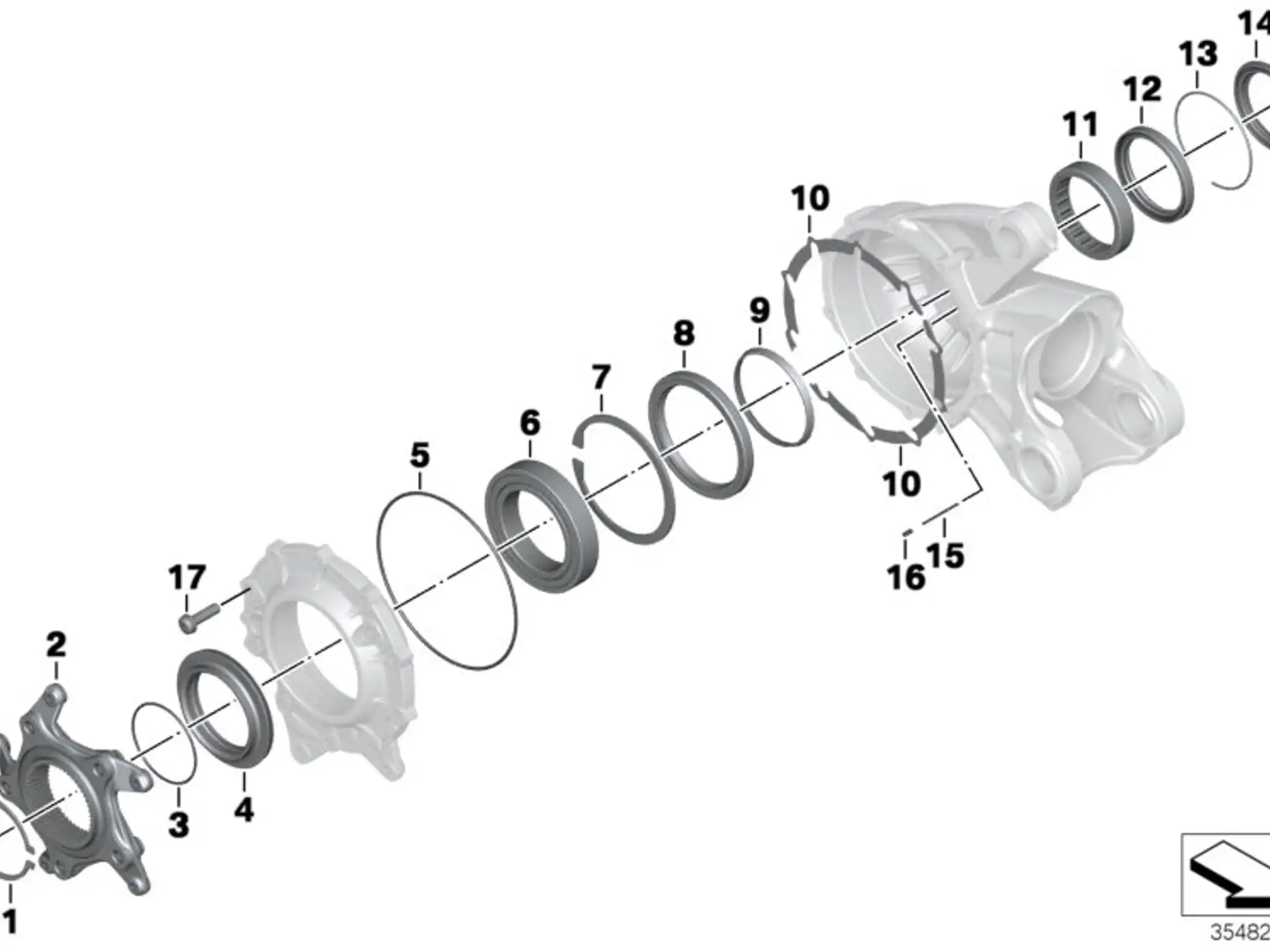 BMW Sicherungsring K21 K22 K23 K25 K25H K26 K27 K28 K29 K32 K33 K40 K43 K44 07119904689