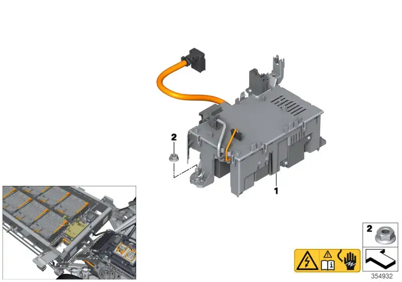 BMW Sicherheitsbox I01 61278648904 - Bildposition 01