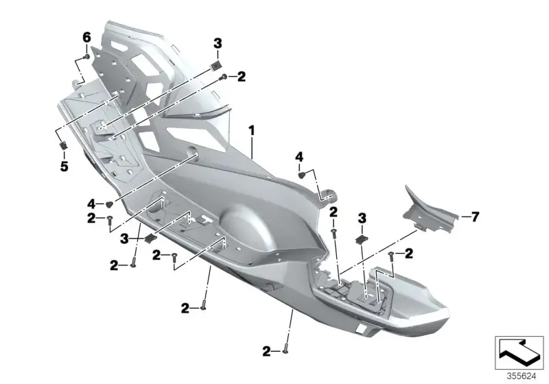 BMW Trittbrett links K19 46637725017 - Bildposition 01