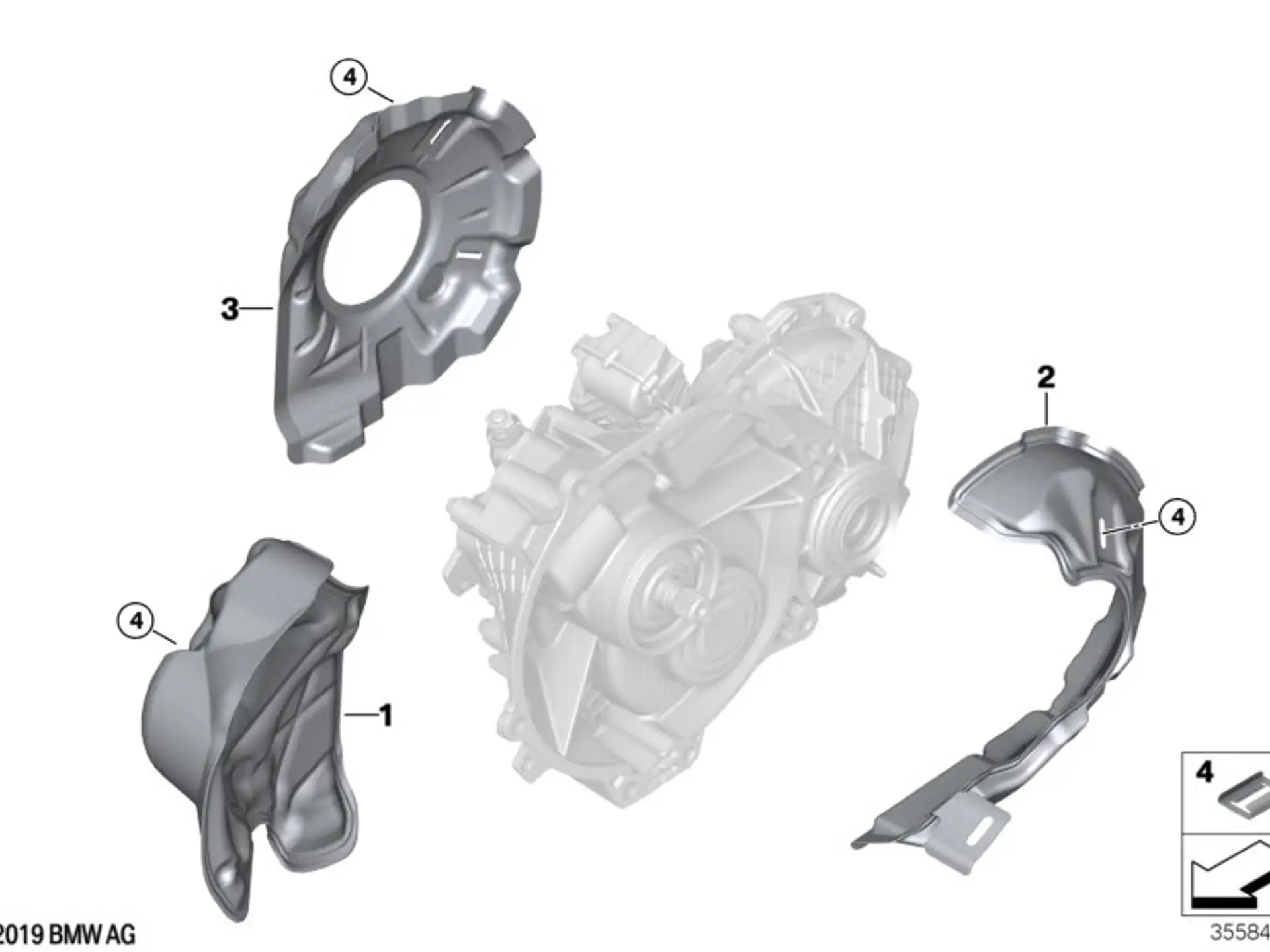 BMW Federmutter F15 F20 F21 F22 F23 F25 F26 F30 F31 F32 F33 F34 F36 F39 F45 F48 G01 G02 G05 G06 G07 G11 G12 G14 G15 G16 G20 G21 G28 G29 M40i G30 G31 G32 I01 I12 I15 F56E F60 24147605027