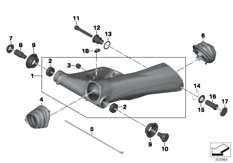 BMW Scheuerschutz K50 K51 K52 33358533306 - Bildposition 09
