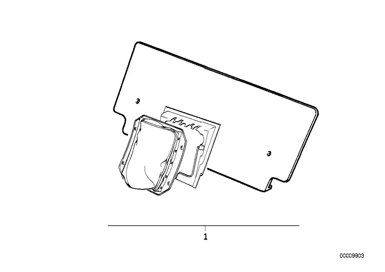 BMW Nachrüstsatz Skisack E39 72609408675 - 5er E39