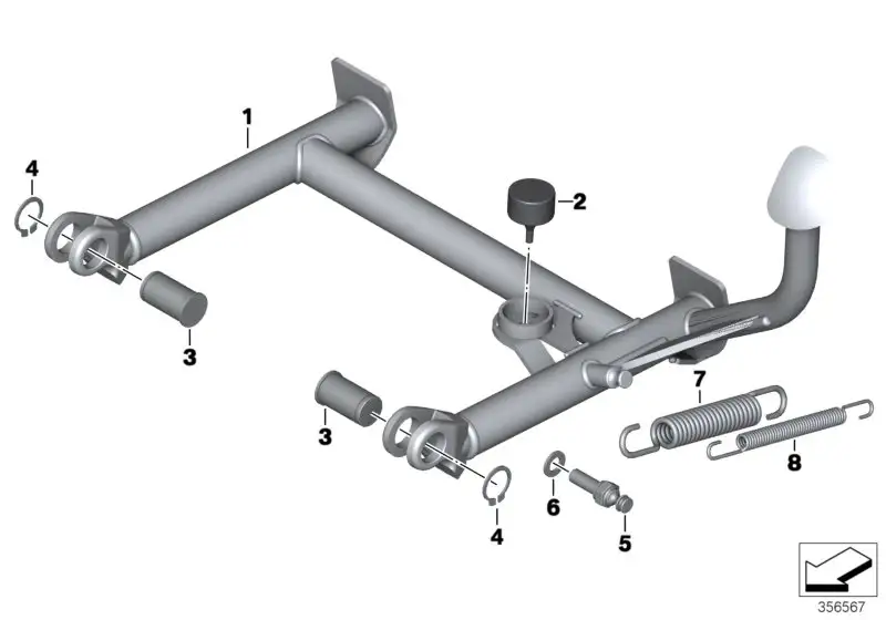 BMW Anschlagpuffer K17 46718543361