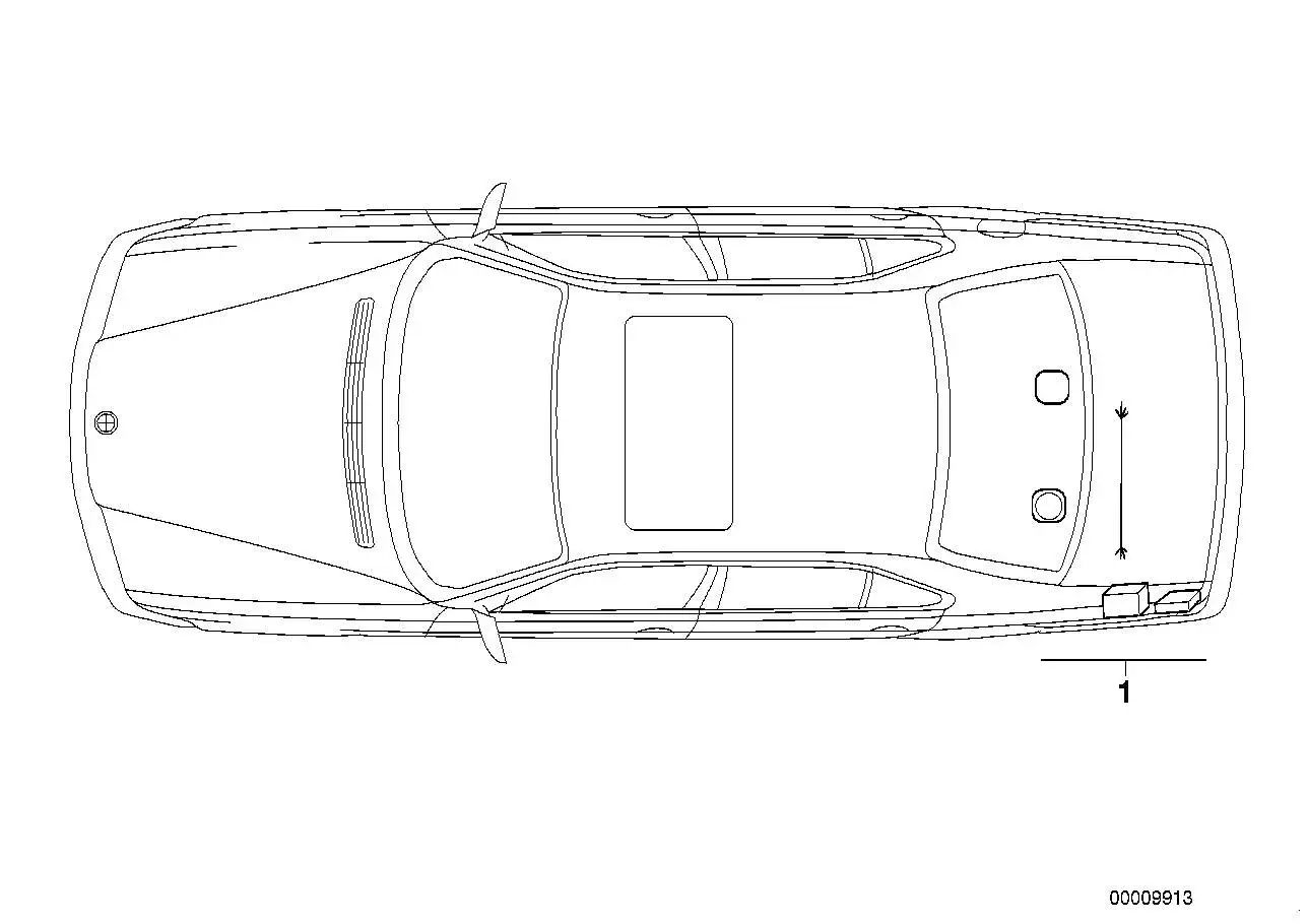 BMW Adapterleitung E38 61128381219 - 7er E38