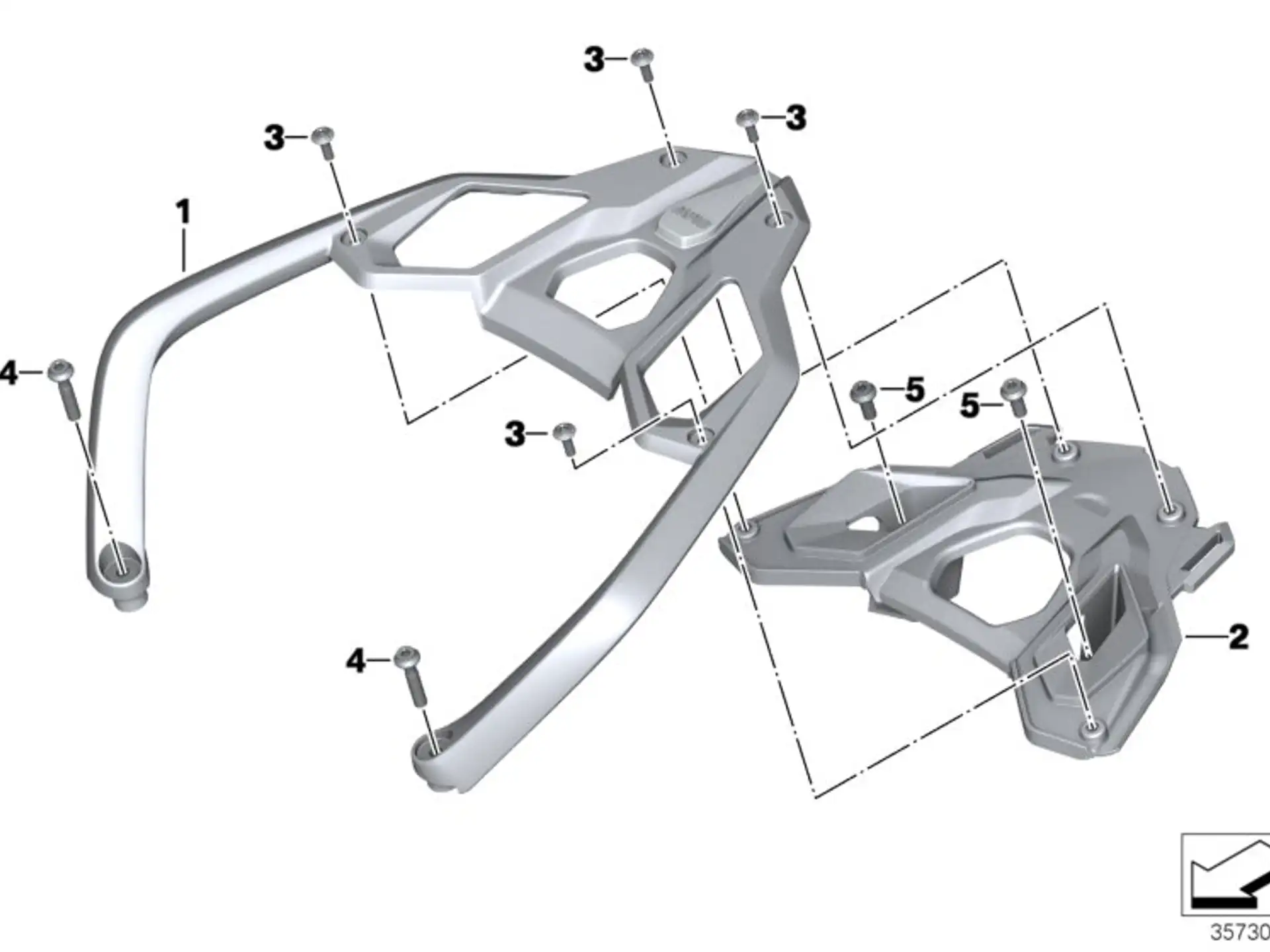 BMW Karosserieschraube ohne Bund K21 K22 K23 K33 K46 K47 K50 46638527781