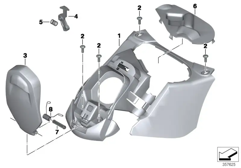 BMW Einfüllklappe K18 46638556349