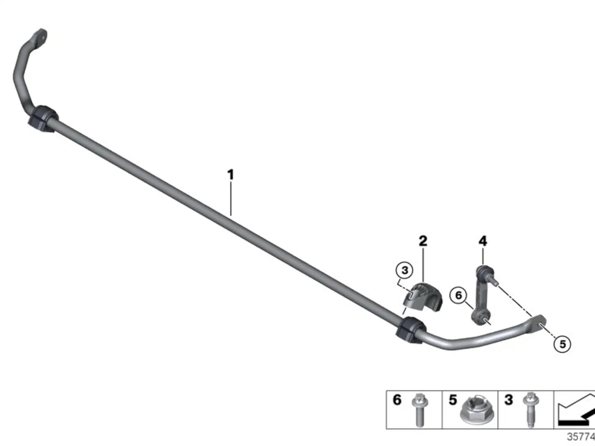 BMW Sechsrundschraube F39 F20 F44 F45 F46 F48 F54 F55 F56 F56E F57 F60 07119908026
