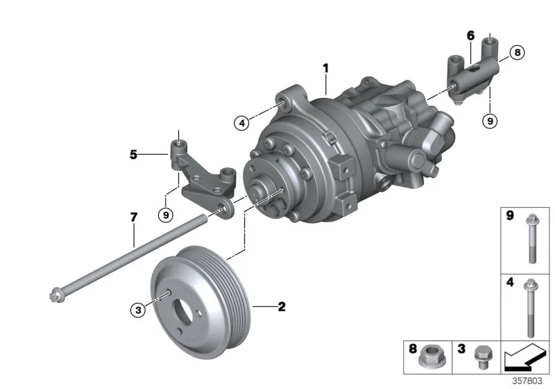 BMW ISA-Schraube K67 K80 K81 K82 07129908643