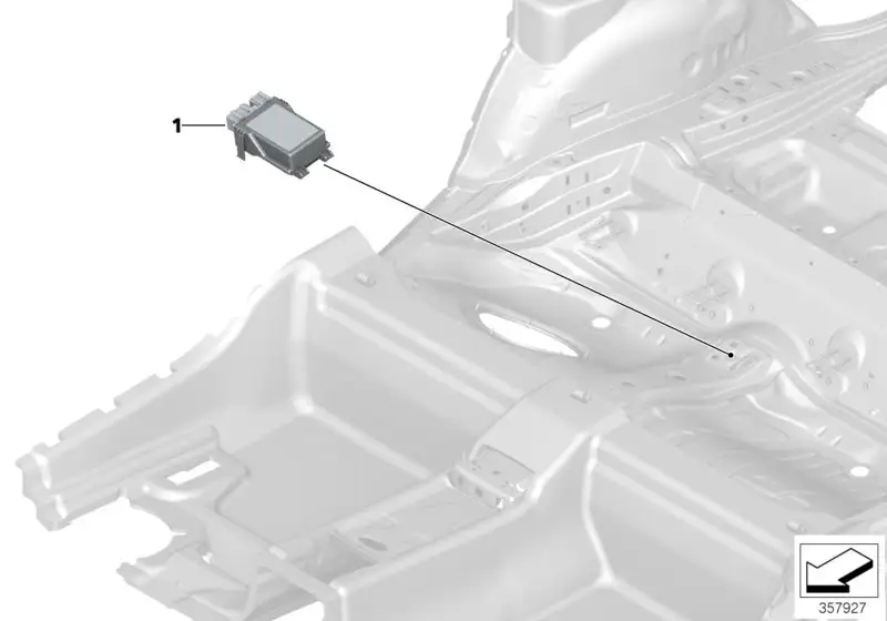 BMW Steuergerät Nackenwärmer F33 F83 61357427905