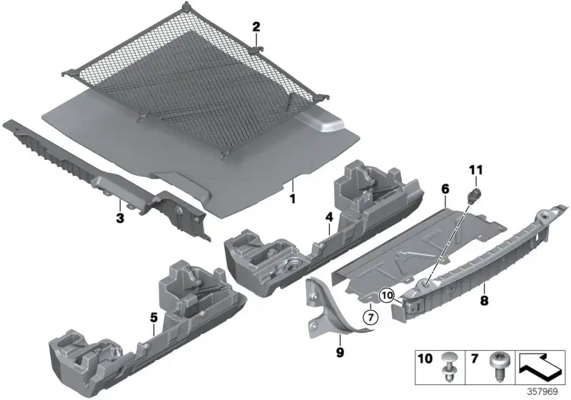 BMW Anschlagpuffer F33 F36 F83 51247320473 - Bildposition 11