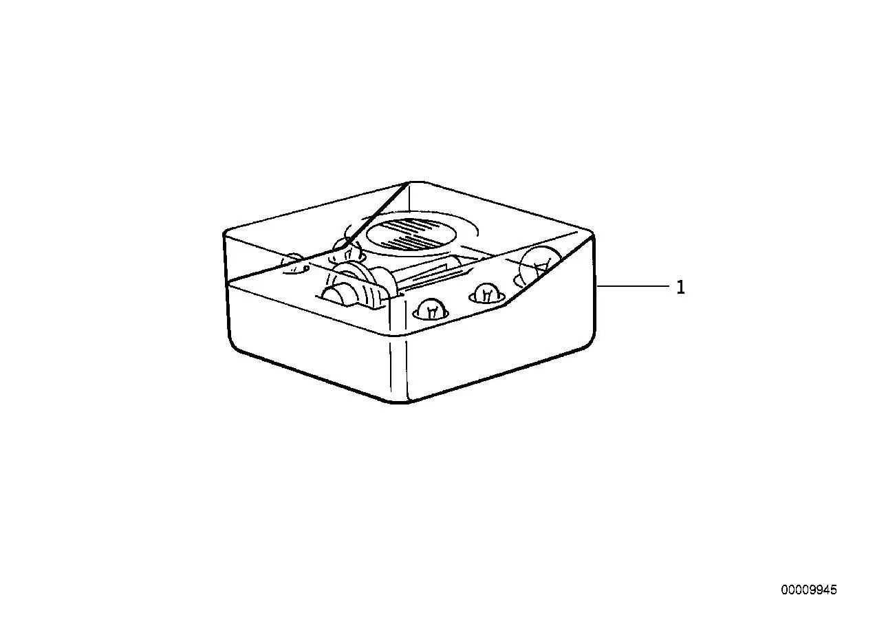 BMW Ersatzlampenbox E24 E30 E31 E32 E34 E36 E38 E39 63212318127 -