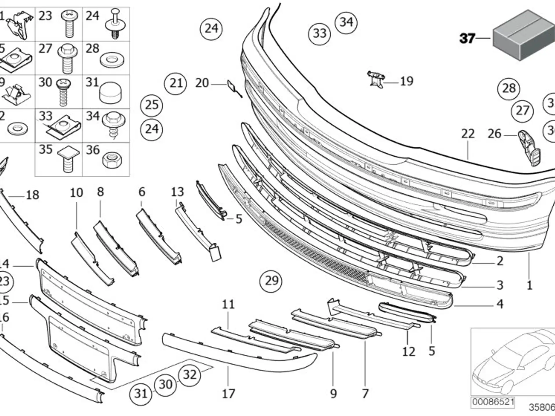 BMW Unterlage E46 51118195288
