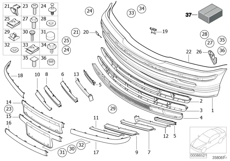 BMW Unterlage E46 51118195288 - 3er E46