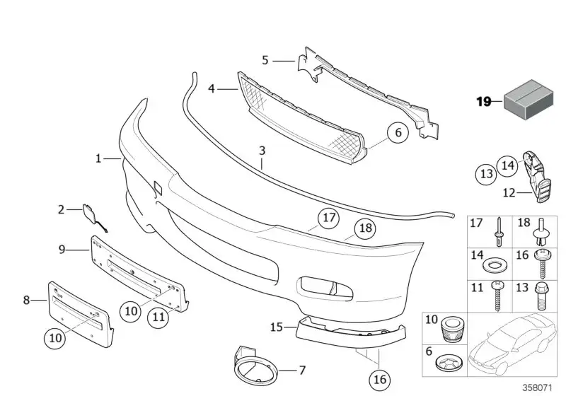 BMW Adapter E46 51117893066 - 3er E46