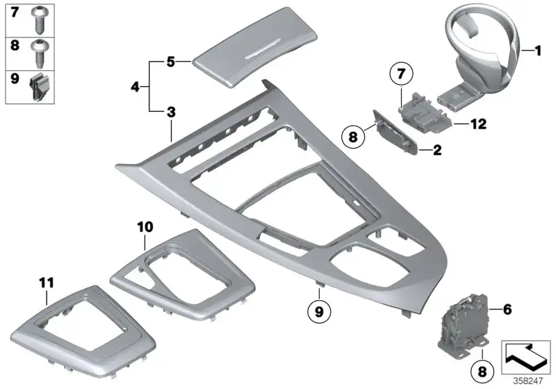 BMW Getränkehalter E89 51169173501