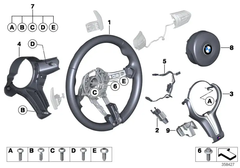 BMW Akustikschaumteil F06 F10 F12 F13 F80 F82 F83 F85 F86 F87 F87