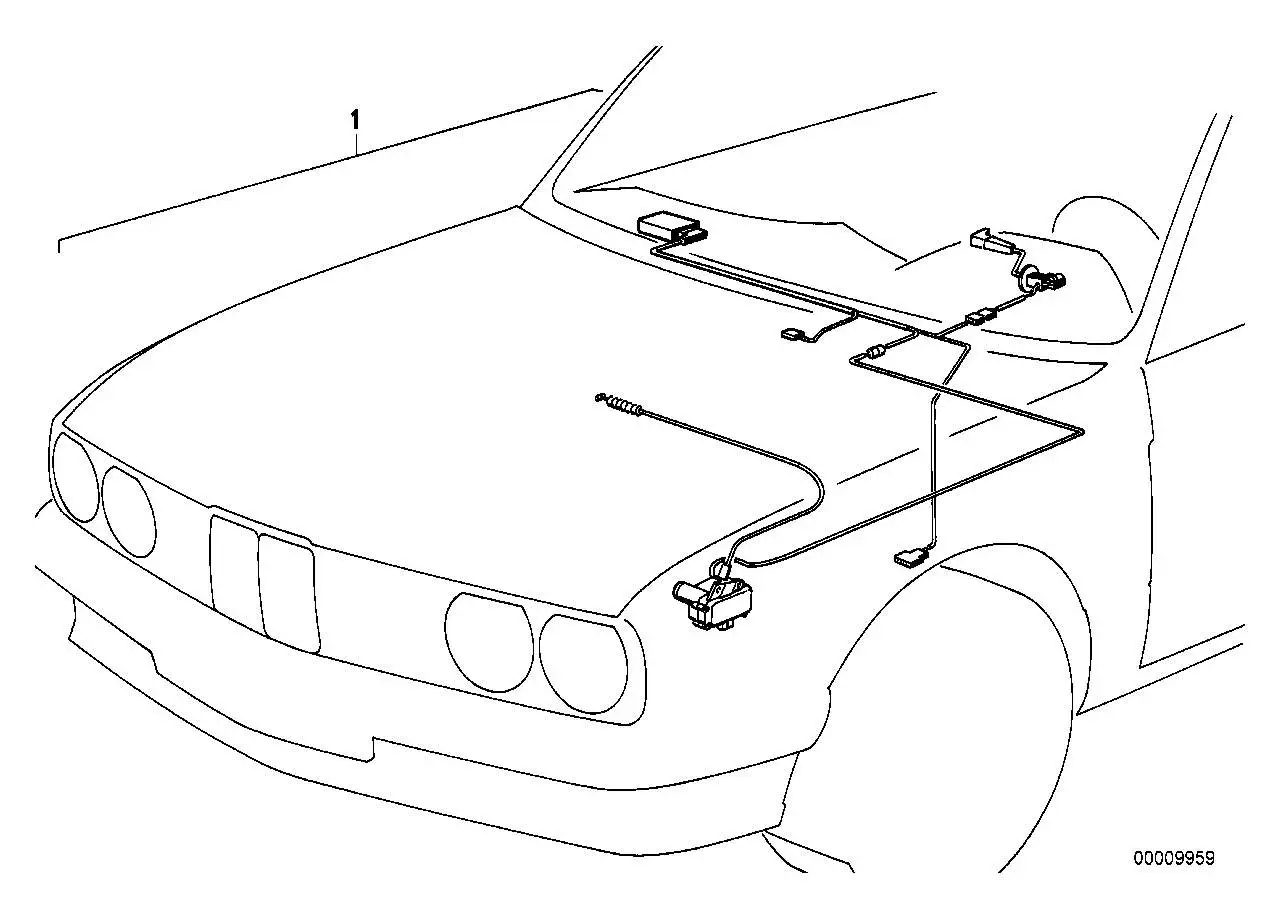 BMW Schalter Geschwindigkeitsregelung E32 E34 61311390956