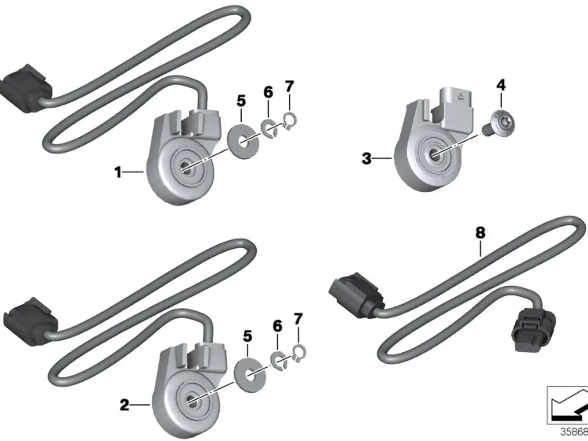 BMW Sicherungsring K15 K18 K19 K25 K25H K26 K27 K28 K29 K30 K40 K42 K43 K44 K46 K48 K50 R13 R21 R21A R22 R28 07119903479