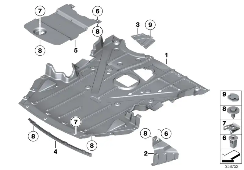 BMW Frontspoiler E89 51117207941