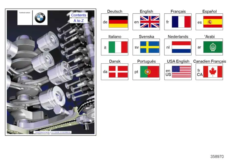 BMW Technikinformation Französisch E39 E46 E53 E60 E61 E63 E64 E6