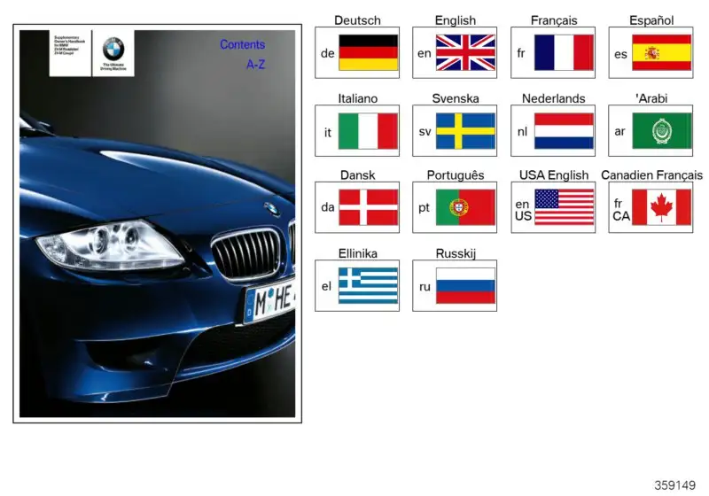 BMW Zusatzbetriebsanleitung Deutsch M, M E85 E86 01400013339 - Bi