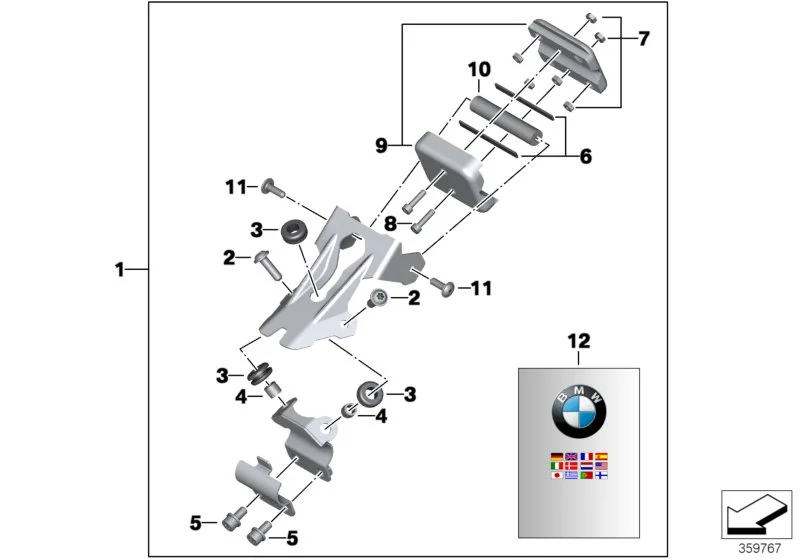 BMW Halter BMW Motorrad Navigator K18 77528527018