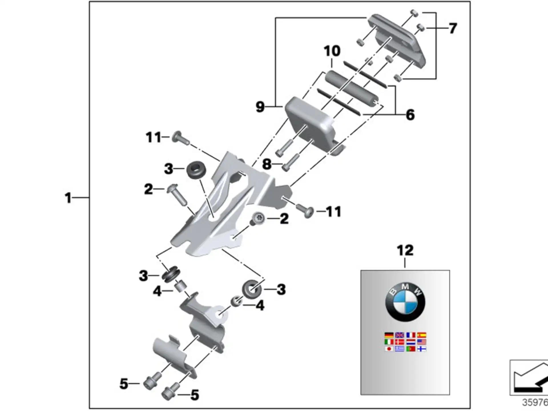 BMW Halter BMW Motorrad Navigator K18 77528527018