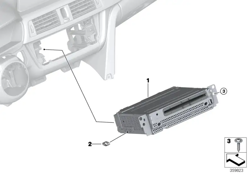 BMW RP Headunit Basic Media 65129874329
