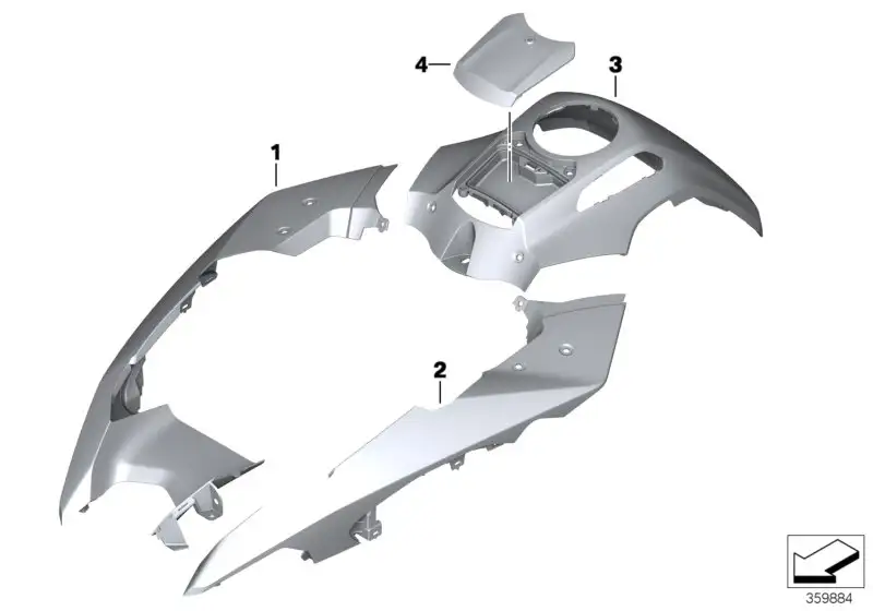 BMW Schriftzug rechts K51 51148544498 - K51 /