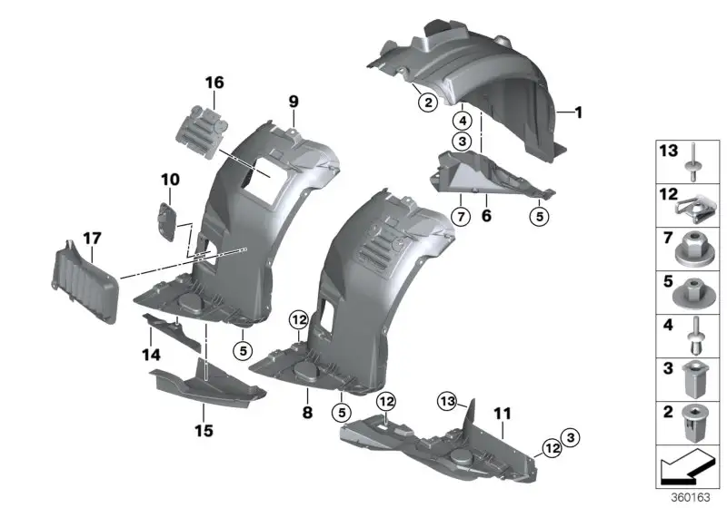 BMW Deckel E92 E93 51717175770