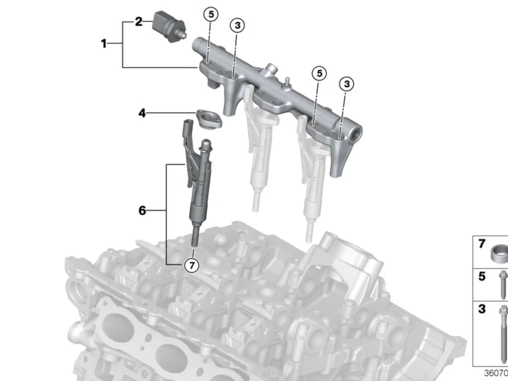 BMW Dichtring F39 F20 F44 F45 F46 F48 F90 F91 F92 F93 F95 F96 F97 F98 G01 G02 G05 G06 G07 G11 G12 G14 G15 G16 G20 G21 G28 G29 M40i G30 G31 G32 F54 F55 F56 F57 F60 13539847174