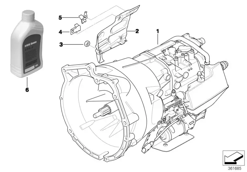 BMW Wärmeschild E46 23017507019 - Bildposition 02